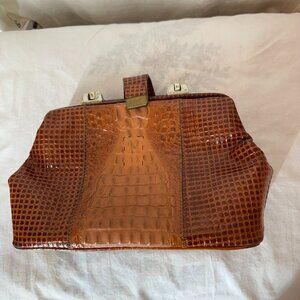 Vintage Leather Project Bag